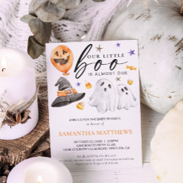 Invitación Halloween Boo Baby Shower