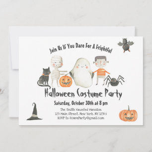 Invitación Halloween Boo Bash Invitación-disfraz Fiesta-Spook