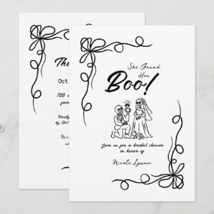 Invitación Halloween Bridal Shower