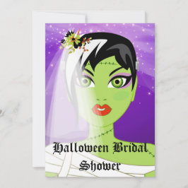 Invitación Halloween Bridal Shower
