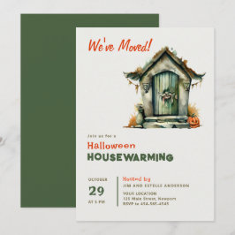 Invitación Halloween Casa de Monstruo Calentador Inundó Acuar