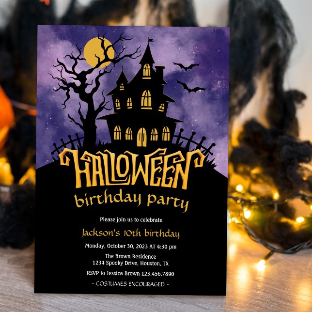 Invitación Halloween Costume Kids Cumpleaños (Subido por el creador)