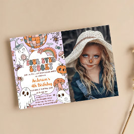Invitación Halloween Cumpleaños Ghouls Cute Ghouls cuarto Fie