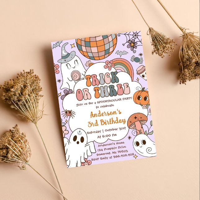 Invitación Halloween Cumpleaños Ghous (Subido por el creador)