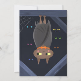 Invitación Halloween Cute Bat DIY Blank