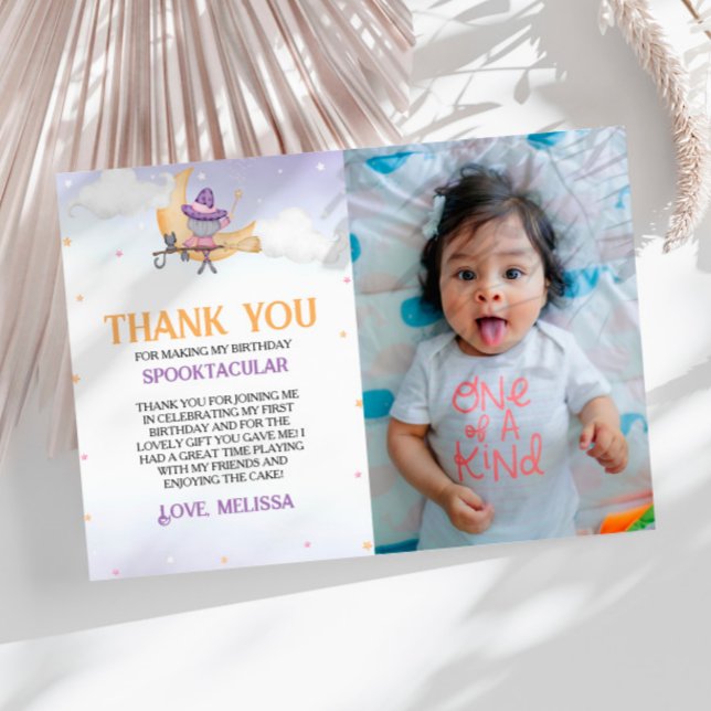 Invitación Halloween Cute Witch Birday Party (Fiesta del cump (Subido por el creador)