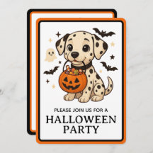 Halloween Dalmatian Trick o Trate a Fiesta