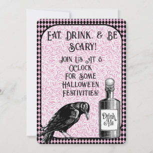 Invitación Halloween de Black Crow Raven