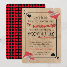 Halloween de hongos locos para jugar con cartas