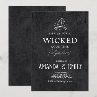 Invitación Halloween de la noche de la fiesta de Halloween pa