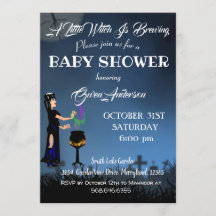Halloween de la pequeña bruja de Baby Shower