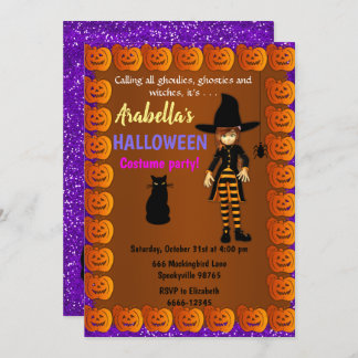 Invitación Halloween de niñitos malvados