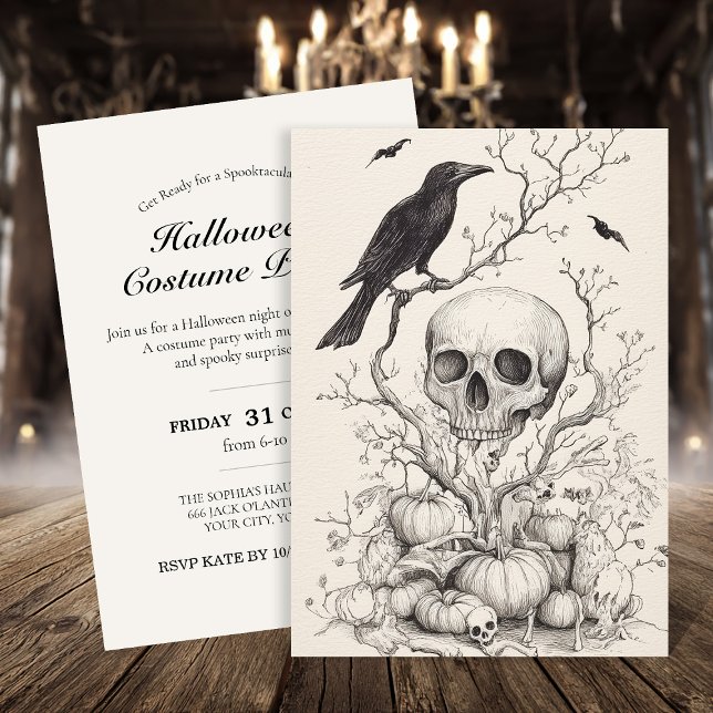 Invitación Halloween de Spooky Forest (Subido por el creador)