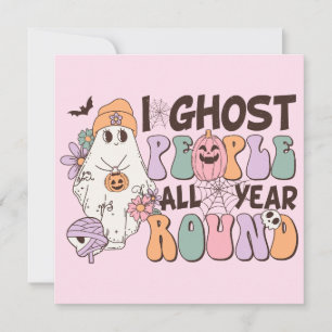 Invitación Halloween del Ghost People