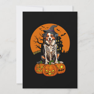Invitación Halloween del Pastor Australiano