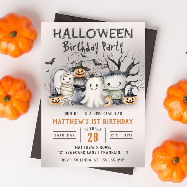 Invitación Halloween, Día de los Niños Halloween (Subido por el creador)