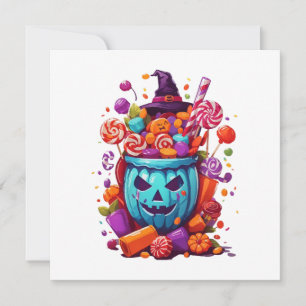 Invitación Halloween divertido