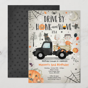 Invitación Halloween Drive por el Desfile de la Fiesta del Cu