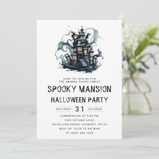Invitación Halloween elegante