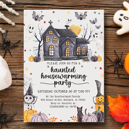 Invitación Halloween embelesada fiesta para el calentamiento