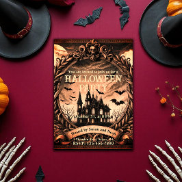 Invitación Halloween en la Casa Gótica de Victoria