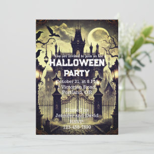 Invitación Halloween en la casa vintage de la Casa Gótica Vic