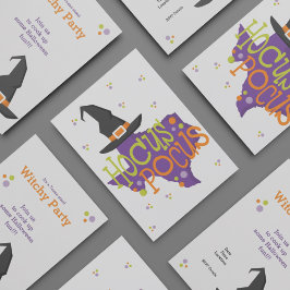 Invitación Halloween en Texas Hocus Pocus