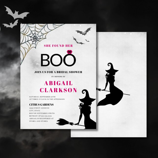 Invitación Halloween encontró su ducha de novia (Subido por el creador)