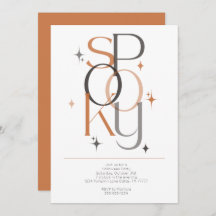 Halloween estético modernista y retro fantasmal