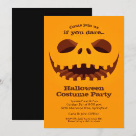 Invitación Halloween fantasmal de Jack o' Lantern