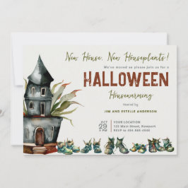Invitación Halloween Fiesta Calentador de casas Planta de zap