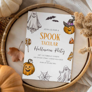 Invitación Halloween, fiesta de Halloween, fiesta de la fiest