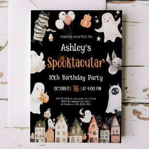 Invitación Halloween Fiesta Spooktacular
