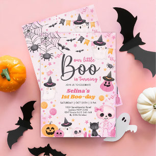 Invitación Halloween Ghost Fiesta de cumpleaños 1