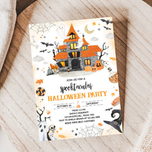 Invitación Halloween Ghost Spooktacular Fiesta