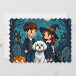 Invitación Halloween gift card