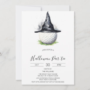 Invitación Halloween Golf Invitation, Halloween Par-tee