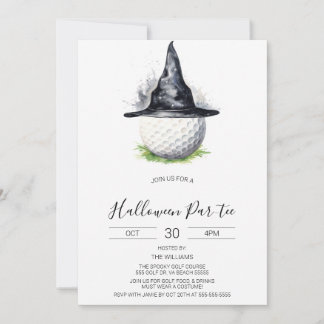 Invitación Halloween Golf Invitation, Halloween Par-tee