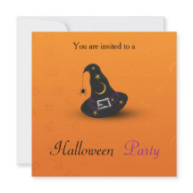 Halloween Gorra de brujas con araña