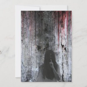 Invitación halloween gótico vintage