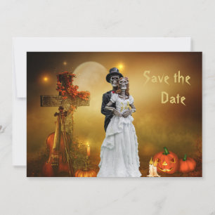 Invitación Halloween Guardar la fecha
