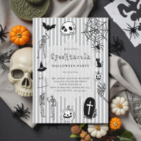 Halloween Halloween con bromas de calabaza dibujad