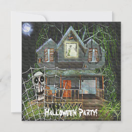 Invitación Halloween Haunted House