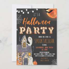 Invitación Halloween House Halloween Party