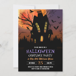 Invitación Halloween House Halloween Party