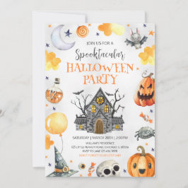 Invitación Halloween House Halloween Party