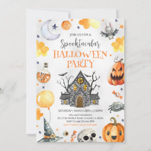 Invitación Halloween House Halloween Party