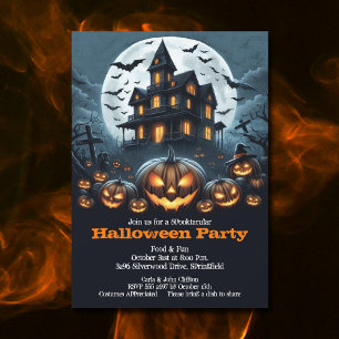 Invitación Halloween House Halloween Party
