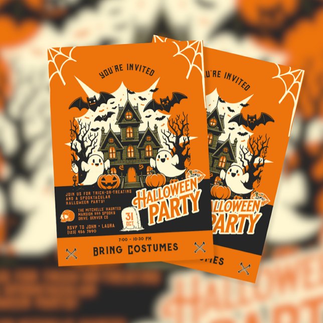 Invitación Halloween House Halloween Party (Subido por el creador)