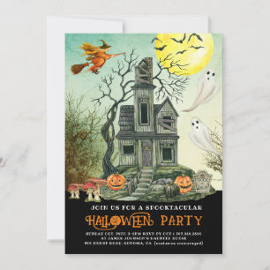 Invitación Halloween House Halloween Party